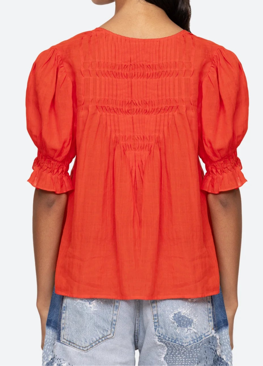 SEA New York Zora Button Down Top