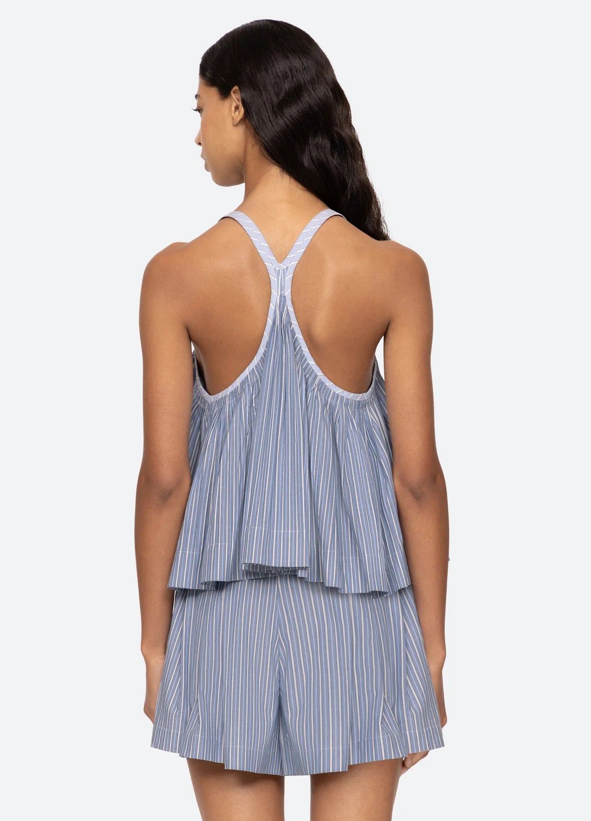 Sea New York Helmi Striped Shirting Tank