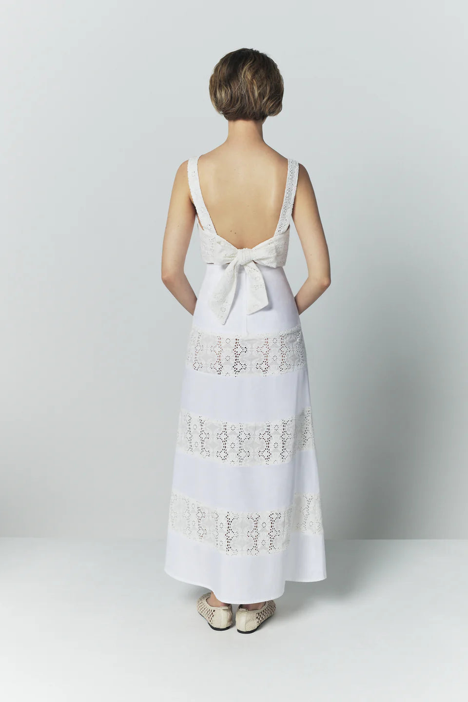 Destree Noemi Popelin Embroidery Skirt