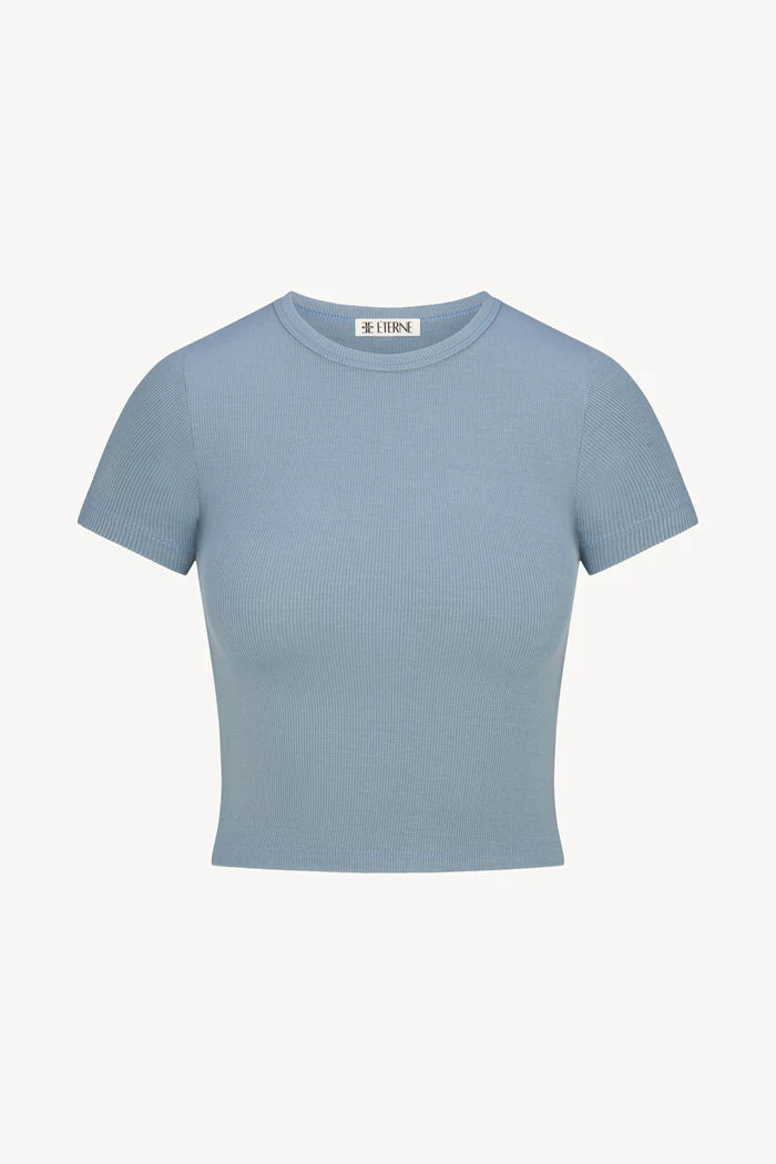 Eterne Short Sleeve Baby Tee - Slate
