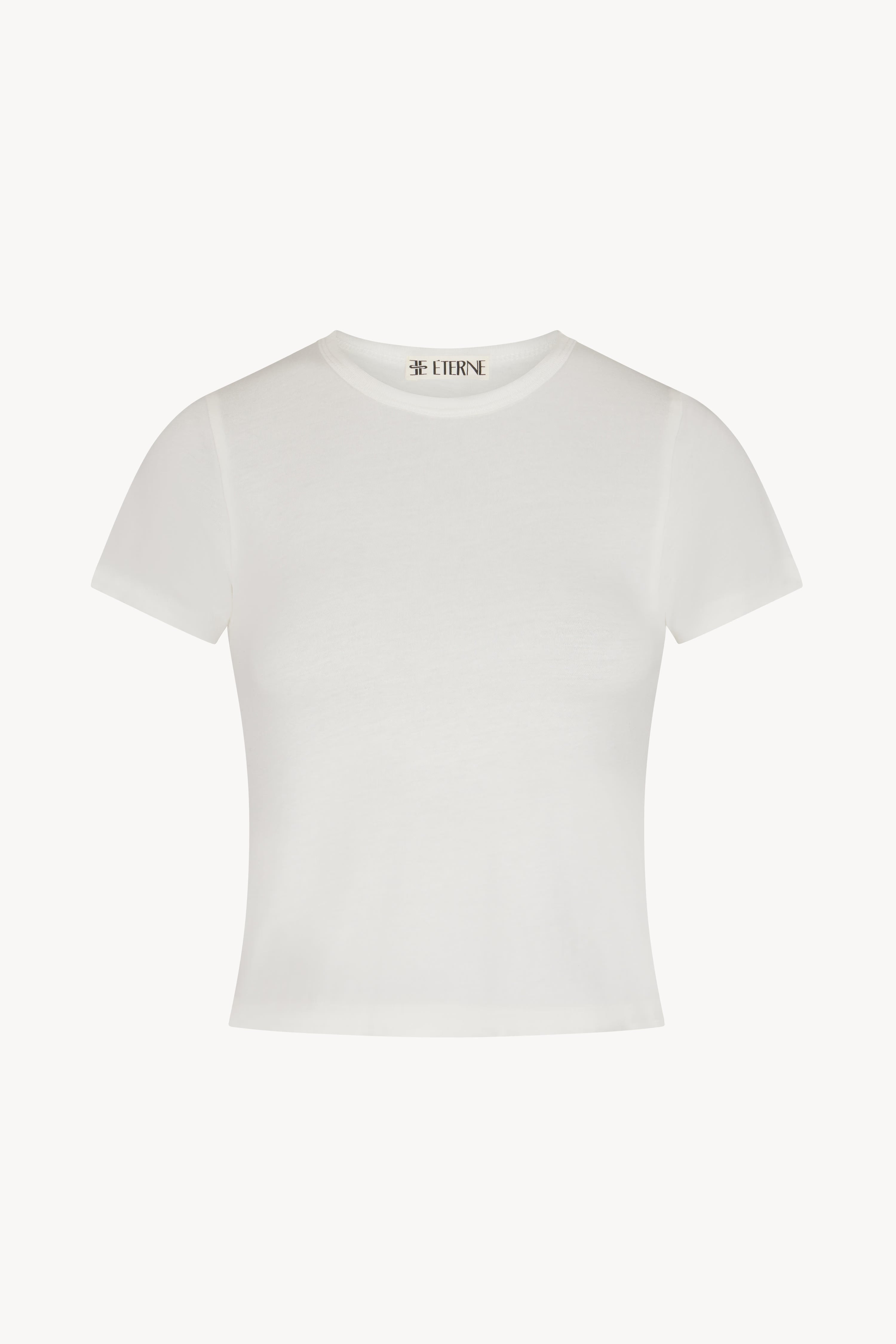 Eterne S/S Baby Tee - Ivory
