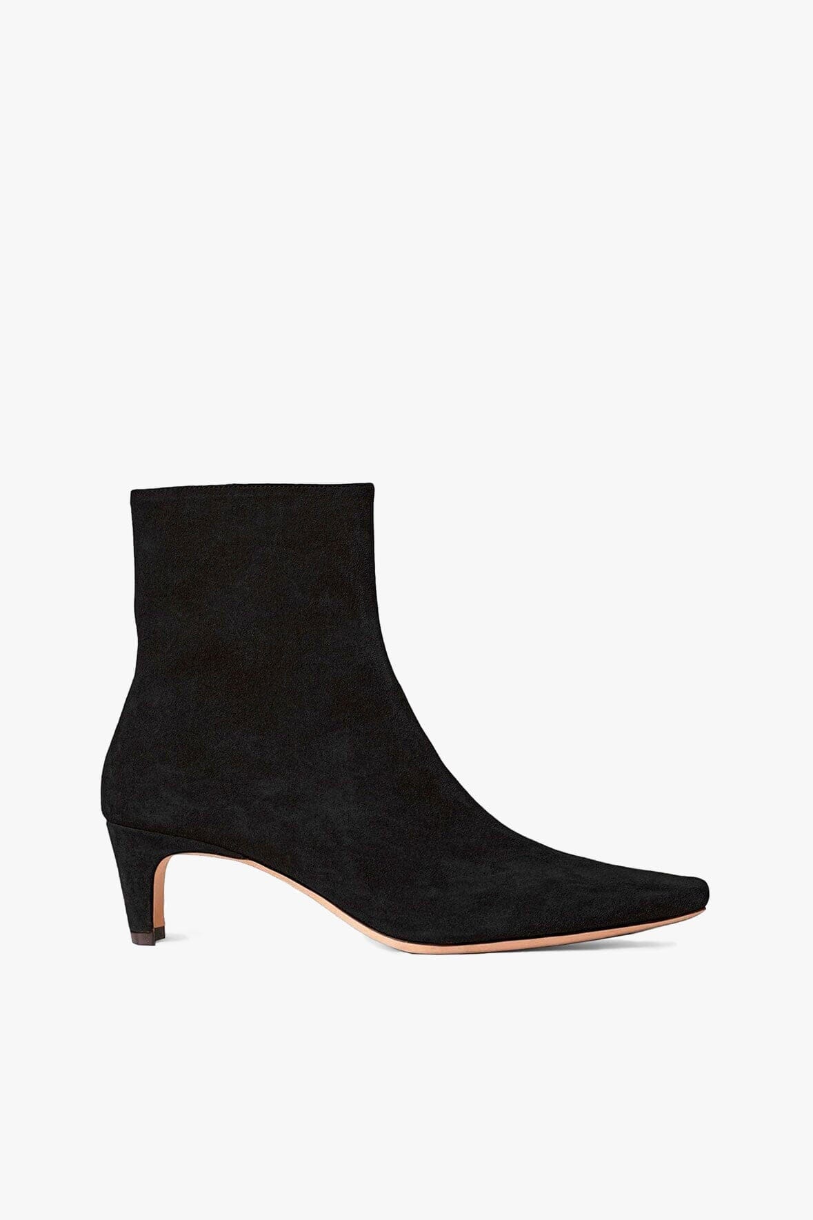 Staud Wally Ankle Boot - Black Suede