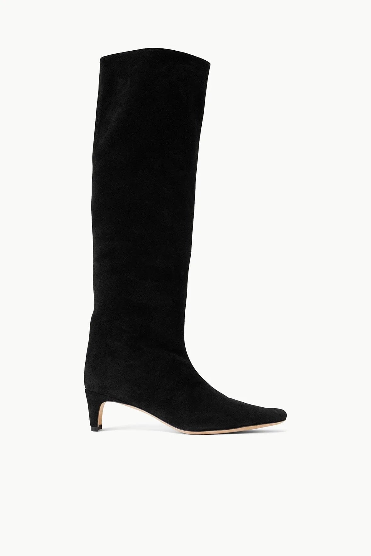 Staud Wally Boot - Black Suede