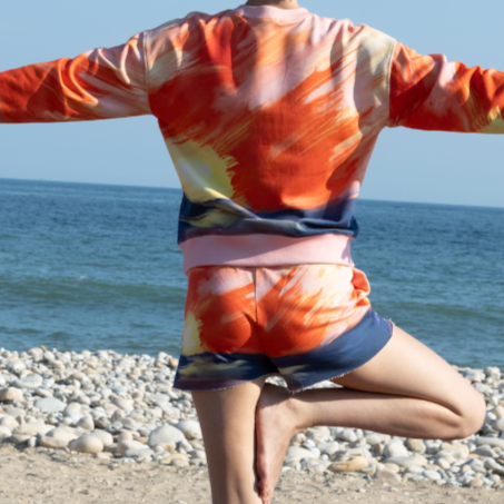 Lingua Franca Sunset Sweatshort