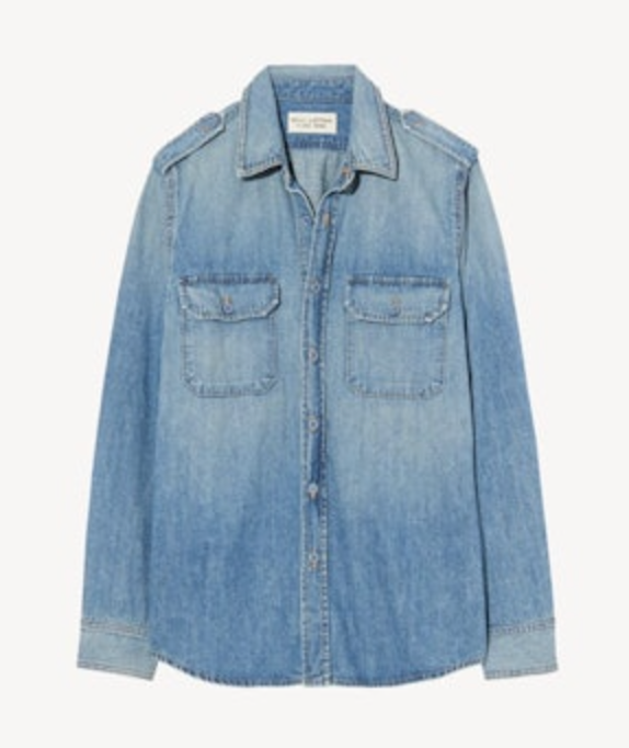 Nili Lotan Nais Denim Shirt