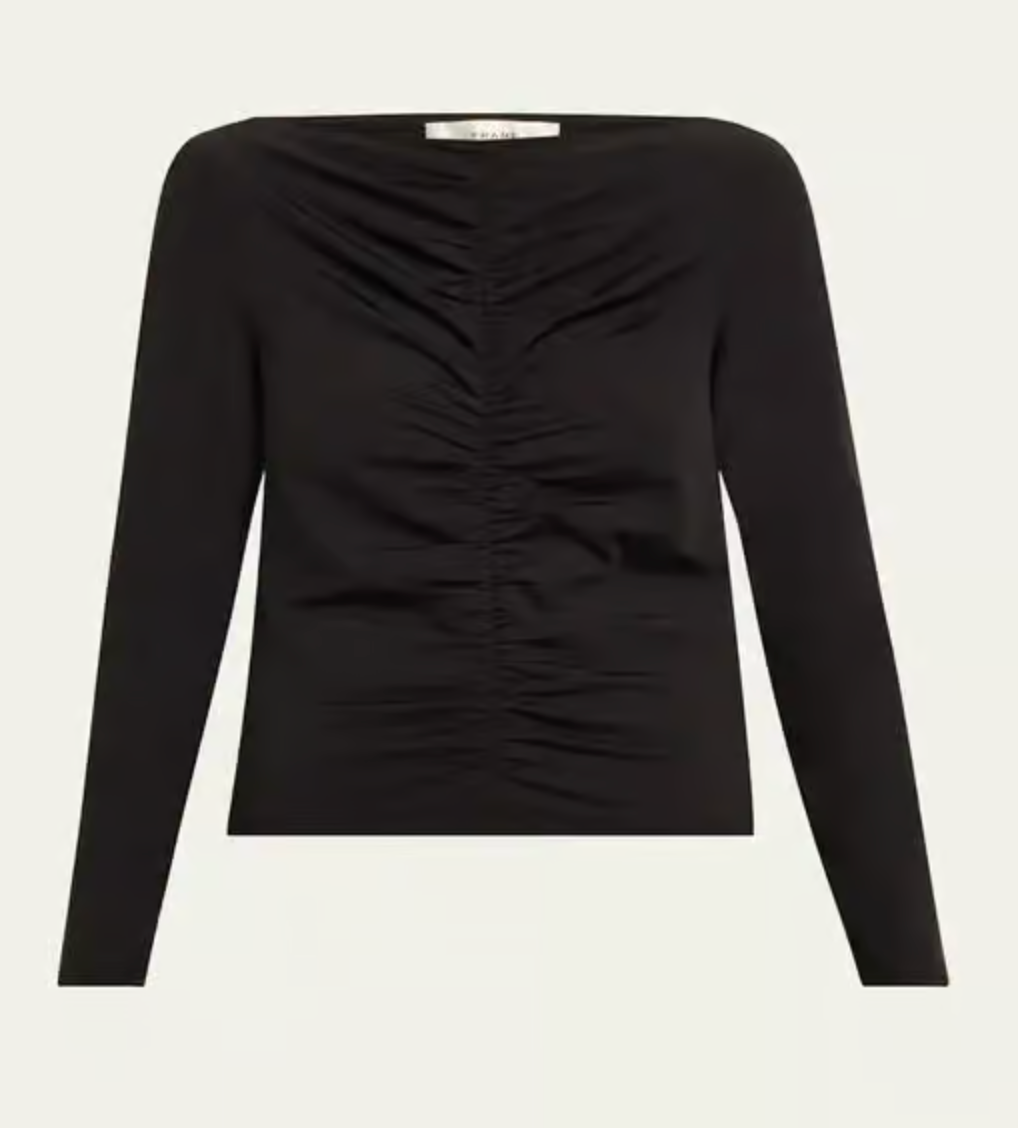 Frame Ruched L/S Top