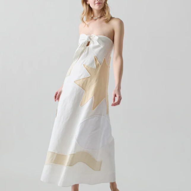 Lingua Franca Patmos Tie Dress