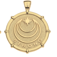 Jane Win STRONG Tiger JW Original Pendant Coin