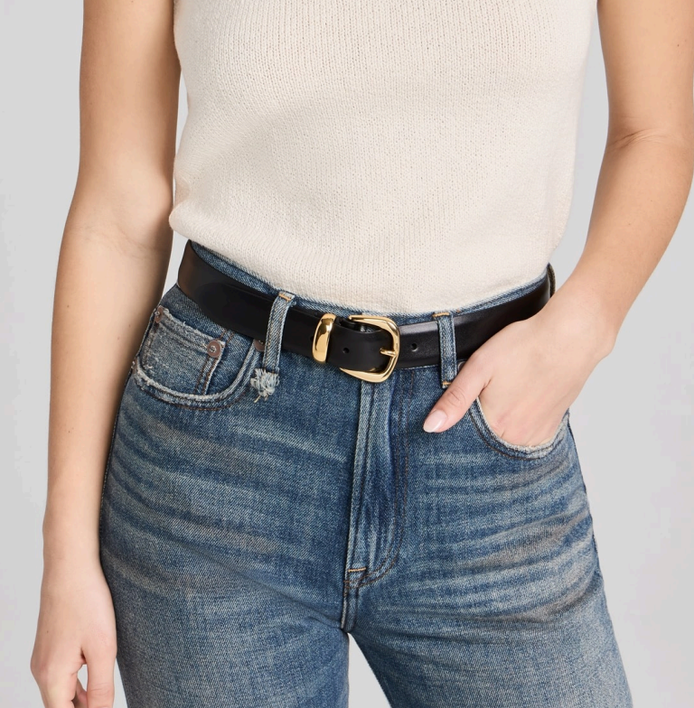 Anderson's Narrow Calf Leather Belt