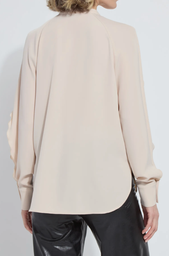 Lysse Isadora Raglan Ruffle Sleeve Blouse