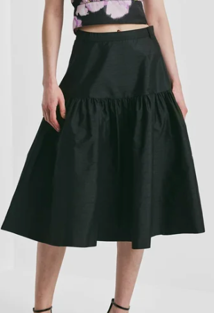 byTiMo Taffeta Midi Skirt