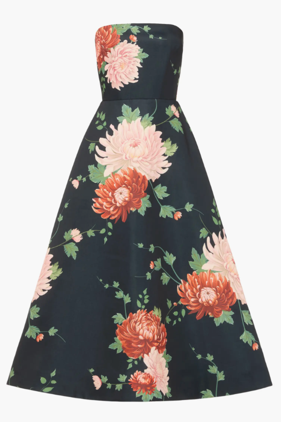 Sau Lee Fiora Satin Dress