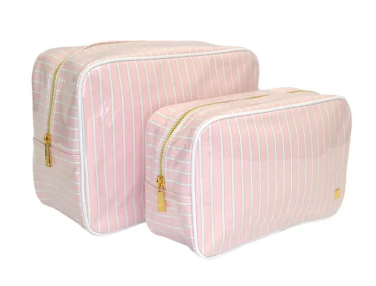 TRVL Designs Luxe Gloss XL Glam & Go Coastal Set - Shell Stripe