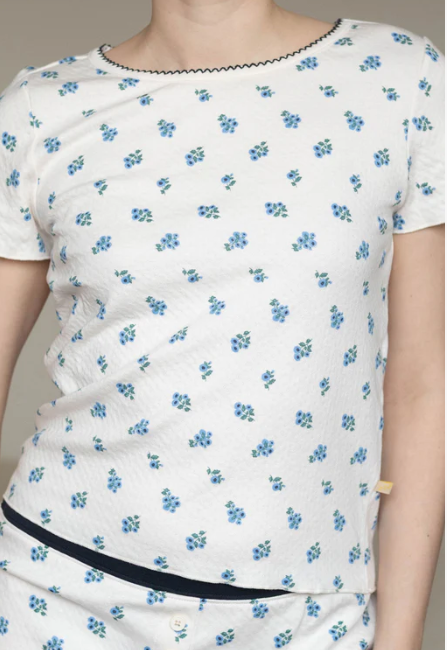 Cozyland Suzie PJ Set - Forget Me Not