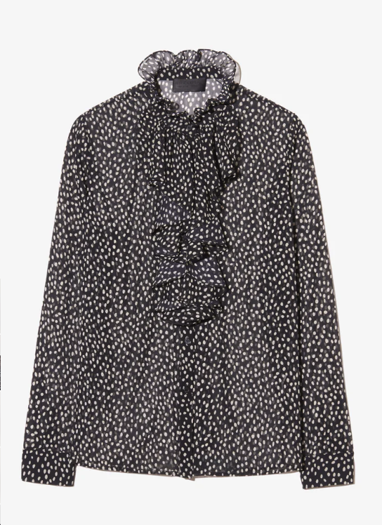 Nili Lotan Lily Blouse - Wild Dot