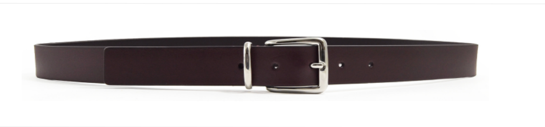 Anderson's Leather Belt w/ Silver Buckle