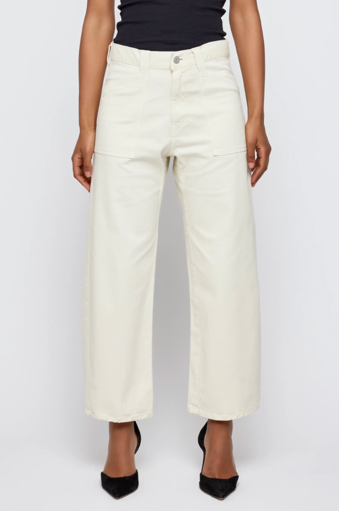 Moussy Vintage Gusset Cargo - Pomonok - Ivory