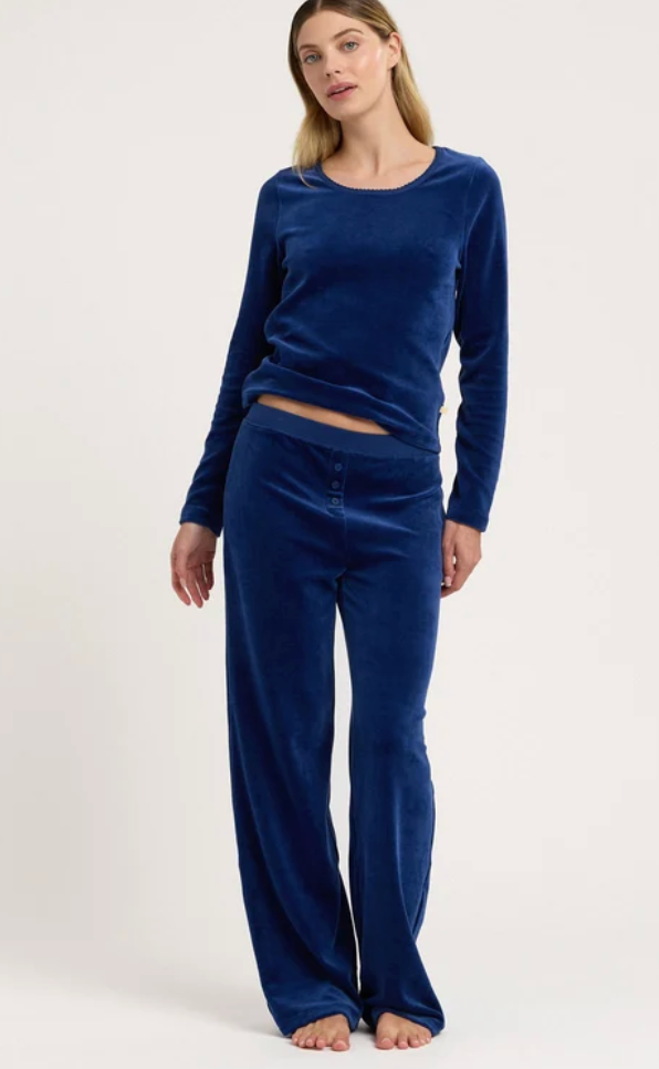 Cozyland Ellie Lounge Pant - Midnight Velour