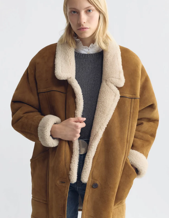 Nili Lotan Noelle Shearling Coat