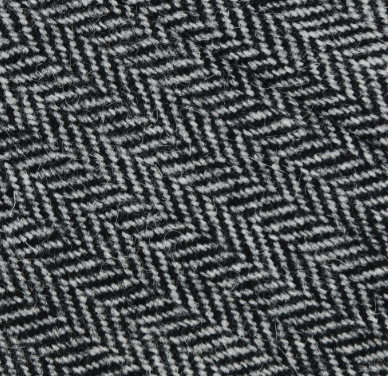 Self Portrait Grey Herringbone Midi Skirt