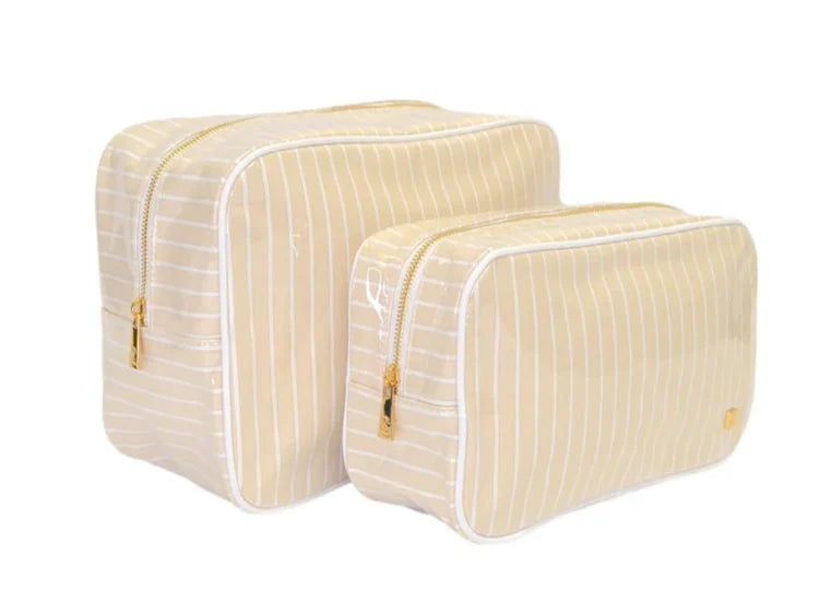 TRVL Designs Luxe Gloss XL Glam & Go Coastal Set - Sand Stripe