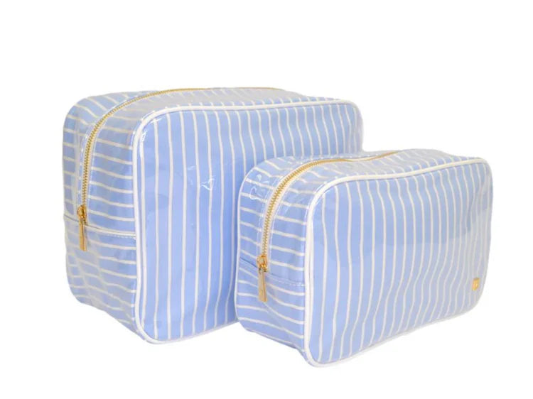 TRVL Designs Luxe Gloss XL Glam & Go Coastal Set - Sky Stripe