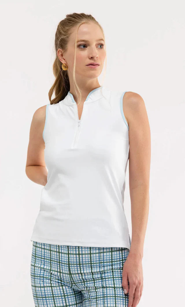Smith & Quinn Kennedy Top - White/Sea Salt