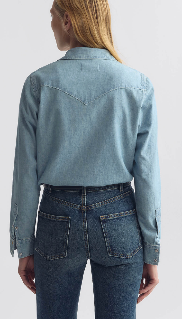 Nili Lotan Travis Chambray Shirt