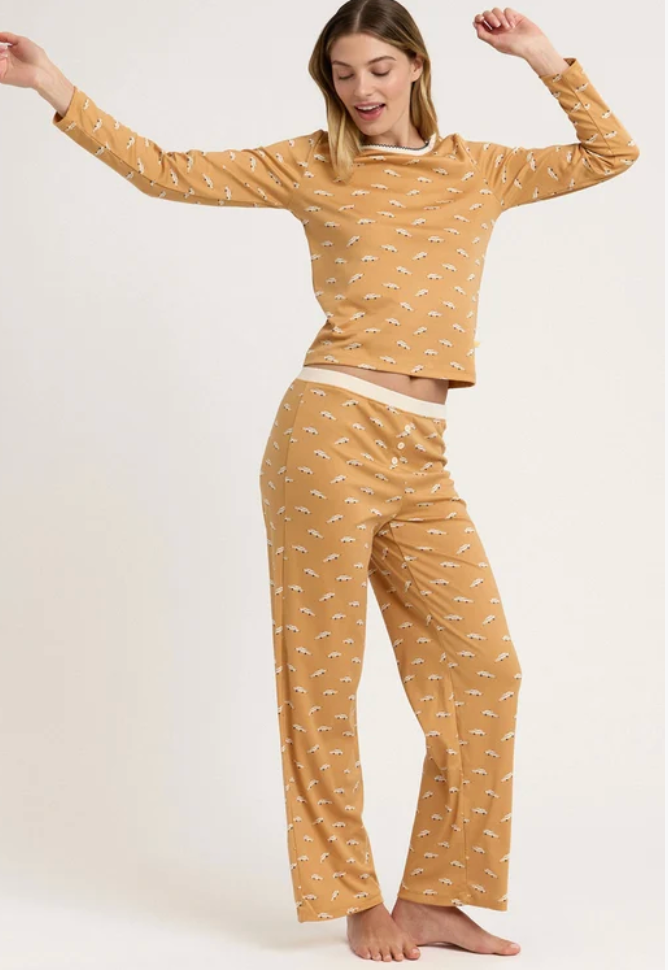 Cozyland Ellie PJ Set - Slow Ride