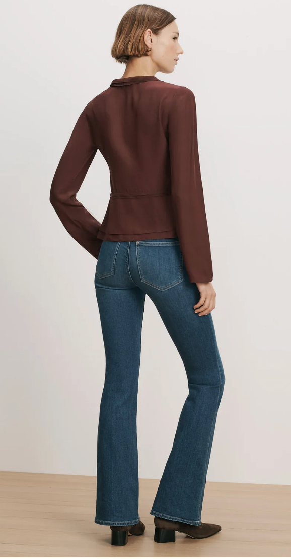 Veronica Beard Loralynn Ruffled Blouse