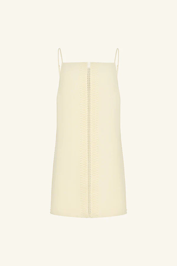 Shona Joy Wright Lace Square Neck Mini Dress