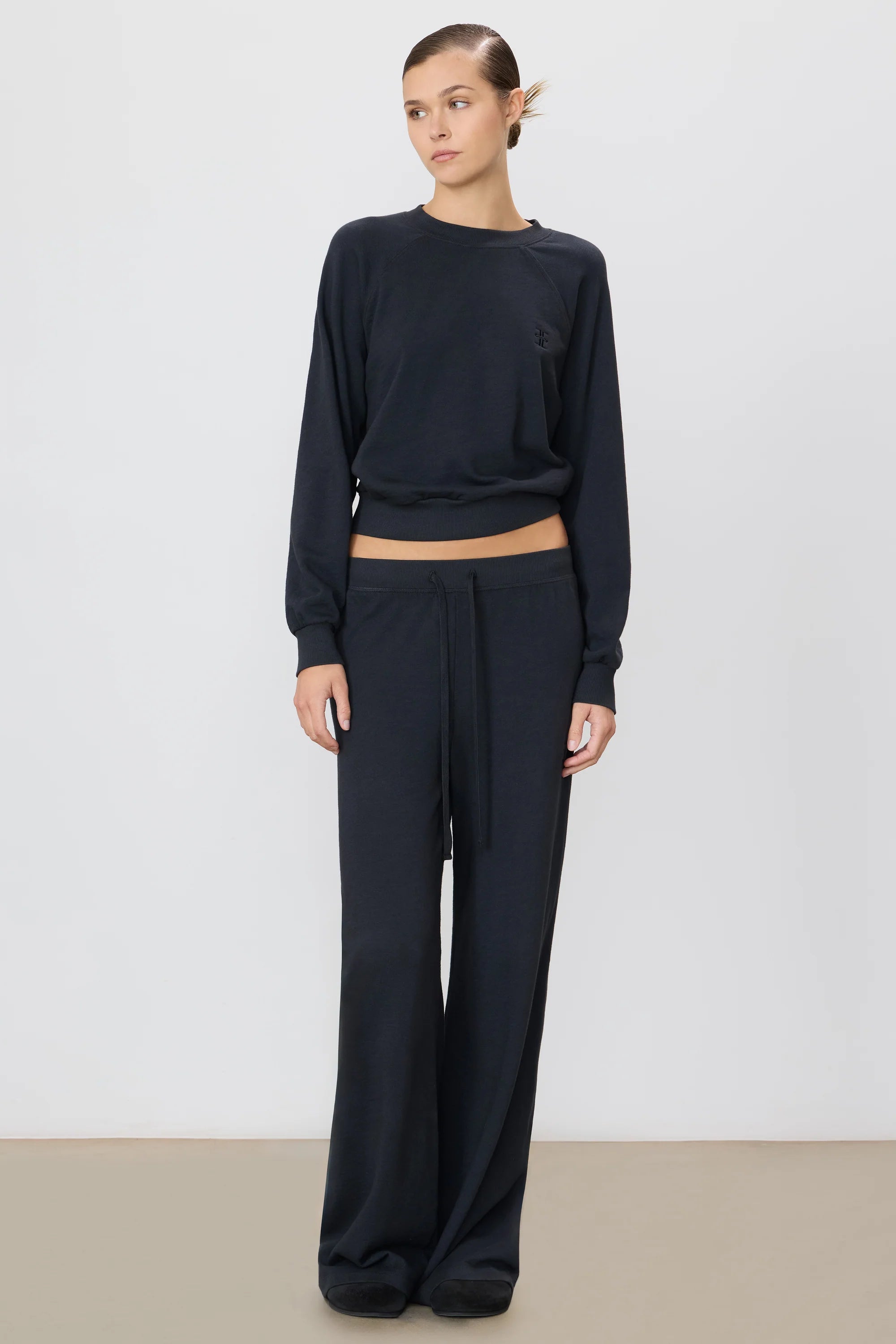 Eterne Drawstring Wide Leg Sweatpant
