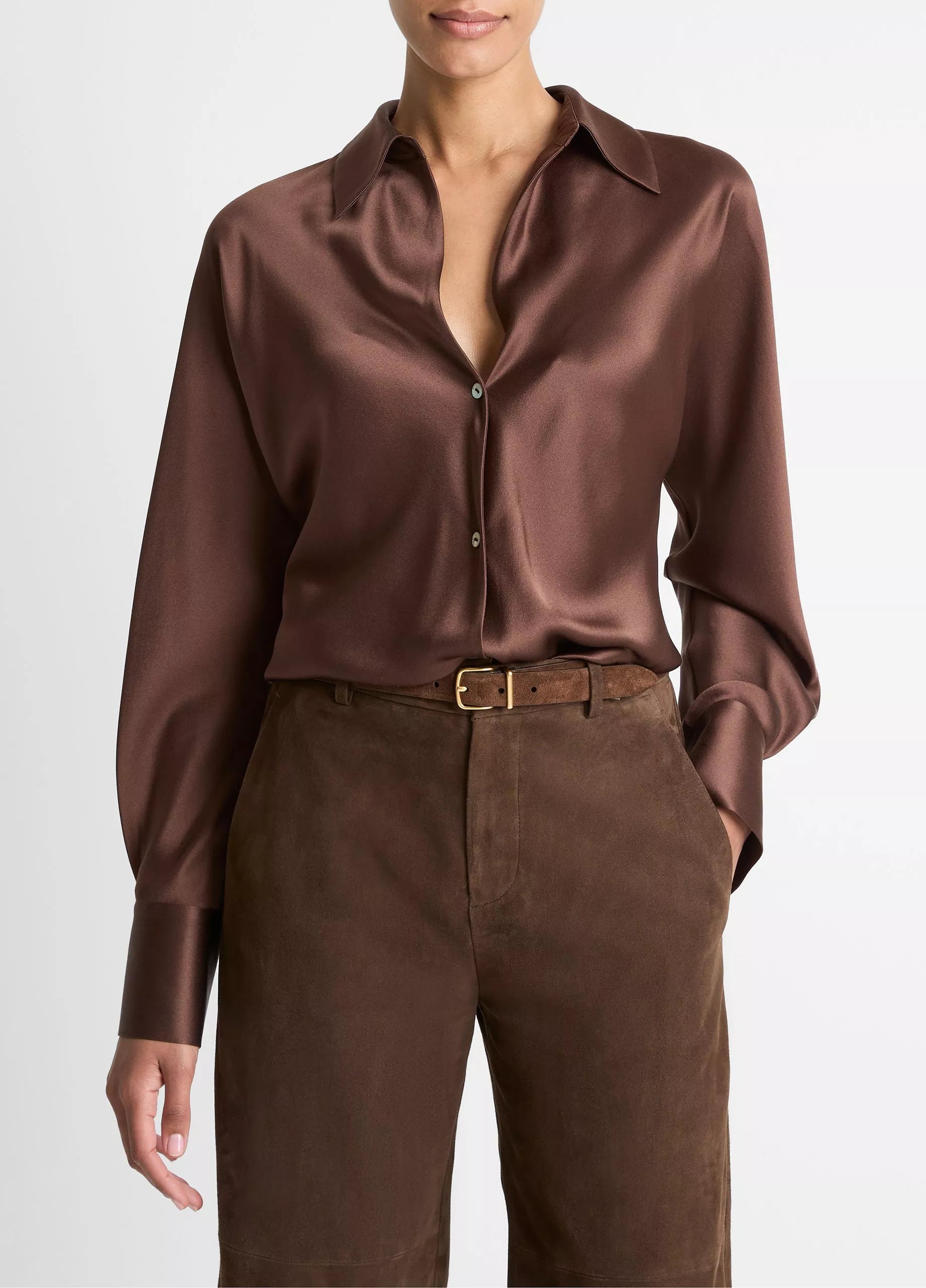 Vince Bias L/S Blouse