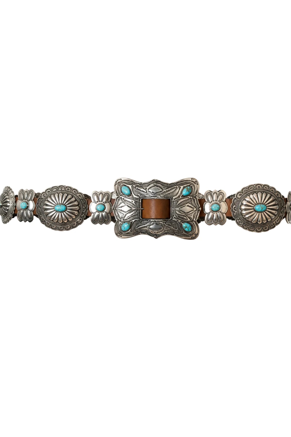 Sloan The Stone Concha Belt - Tan