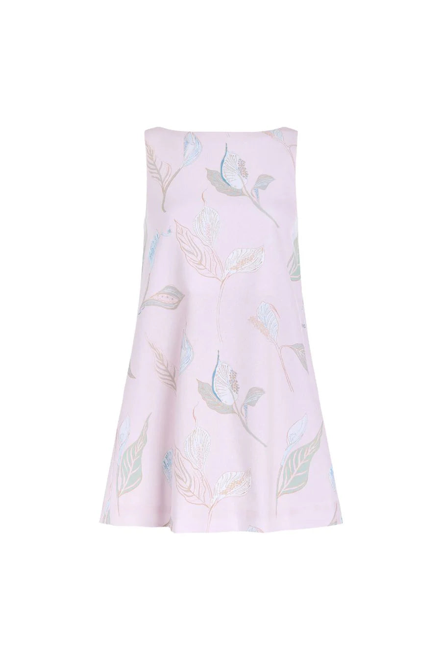 Coco Shop Pleated-Back Mini Dress