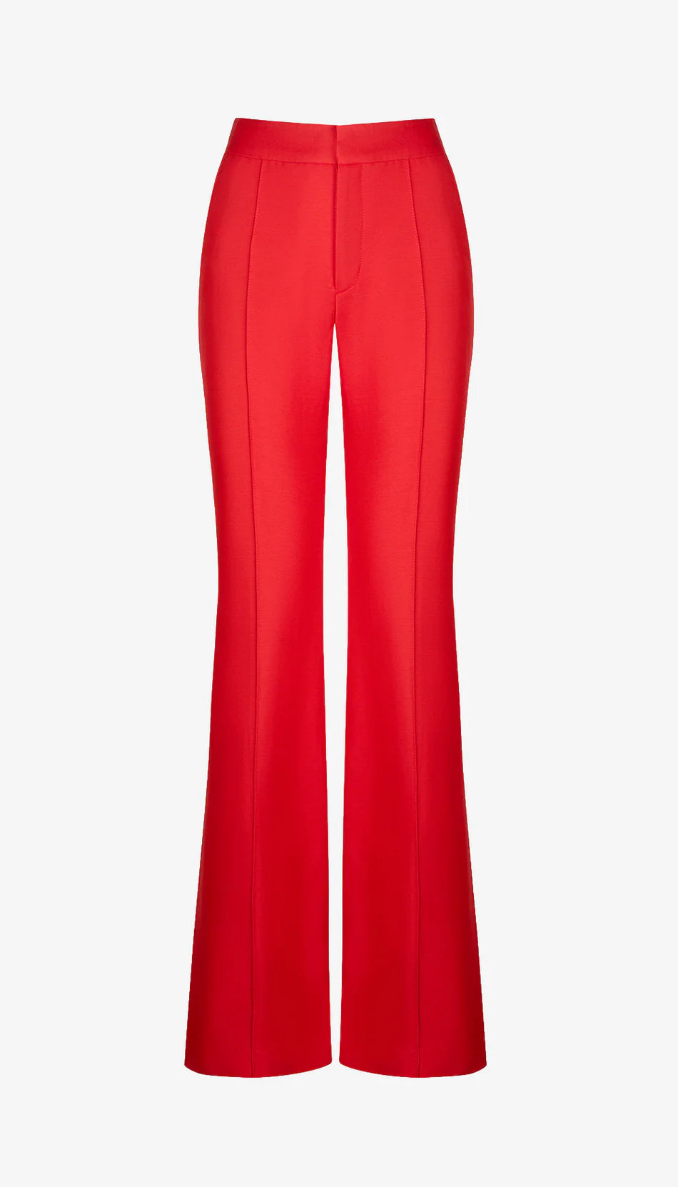 Smythe Wide Leg Pintuck Trouser - Poppy