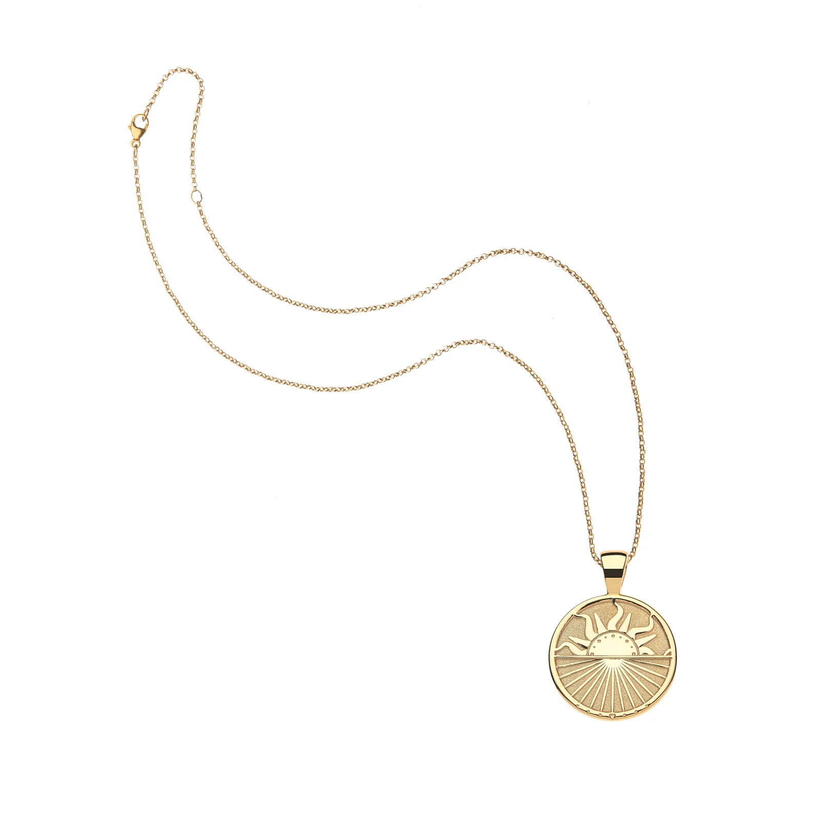 Jane Win STRONG Over The Horizon Small Coin Pendant