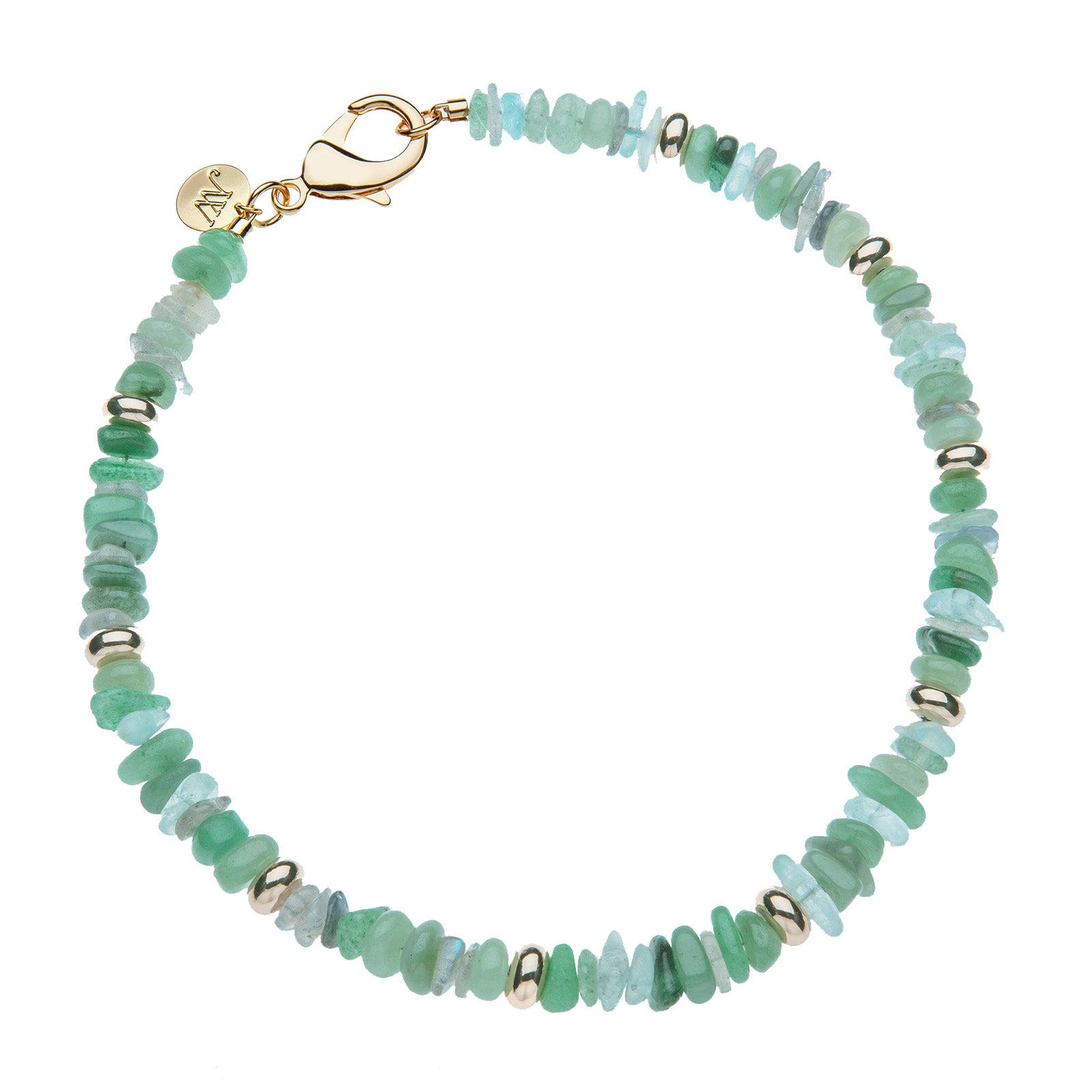 Jane Win STRONG Seaglass Beaded Necklace