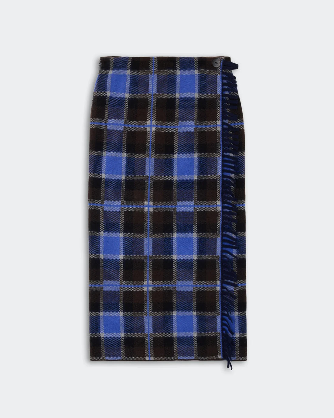 Guest In Residence Tartan Wrap Skirt