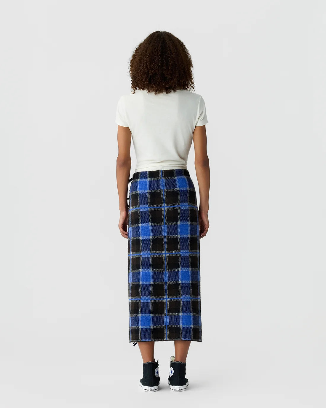 Guest In Residence Tartan Wrap Skirt