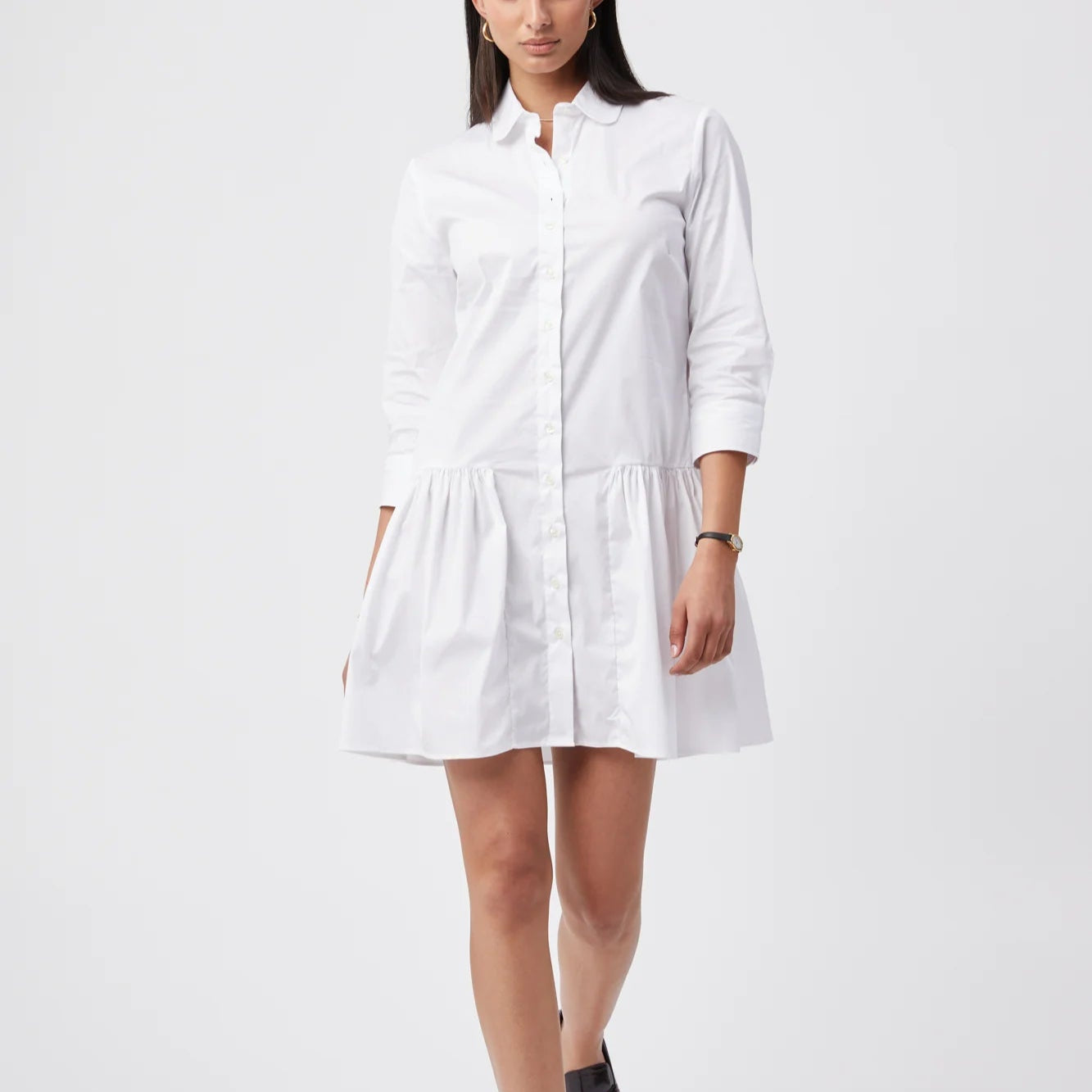 The Drop Waist Shirt Dress