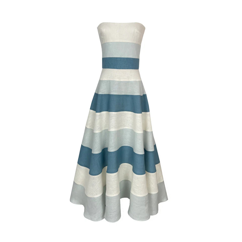 De Castro Azure Horizon Dress