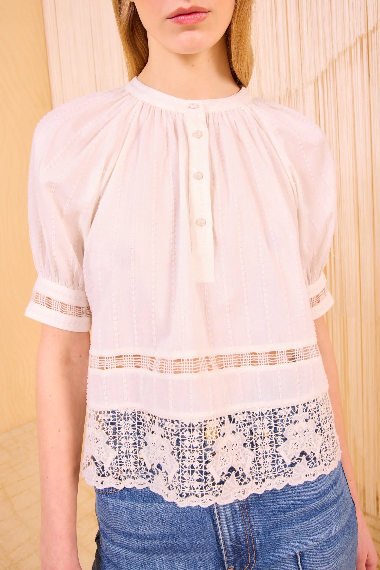 Ulla Johnson Faye Puff Sleeve Blouse