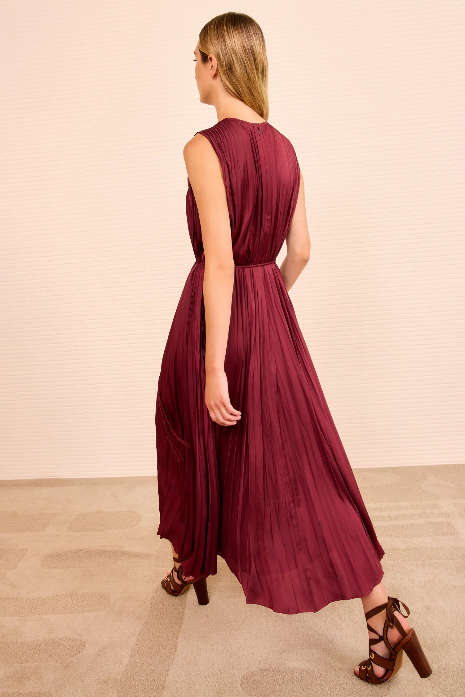 Ulla Johnson Fianna Pleated Midi Dress