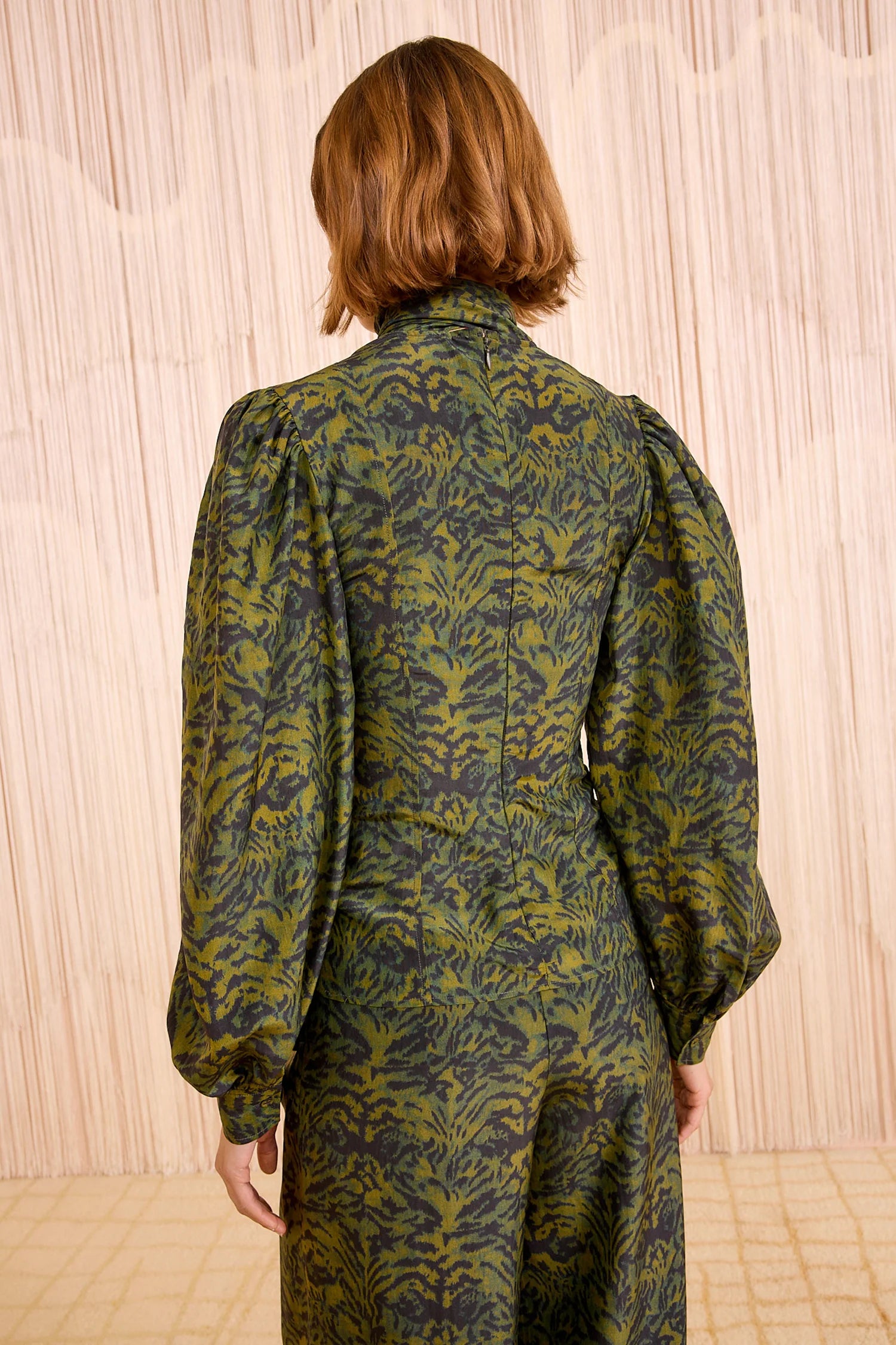 Ulla Johnson Giorgia Silk Neck Tie Blouse