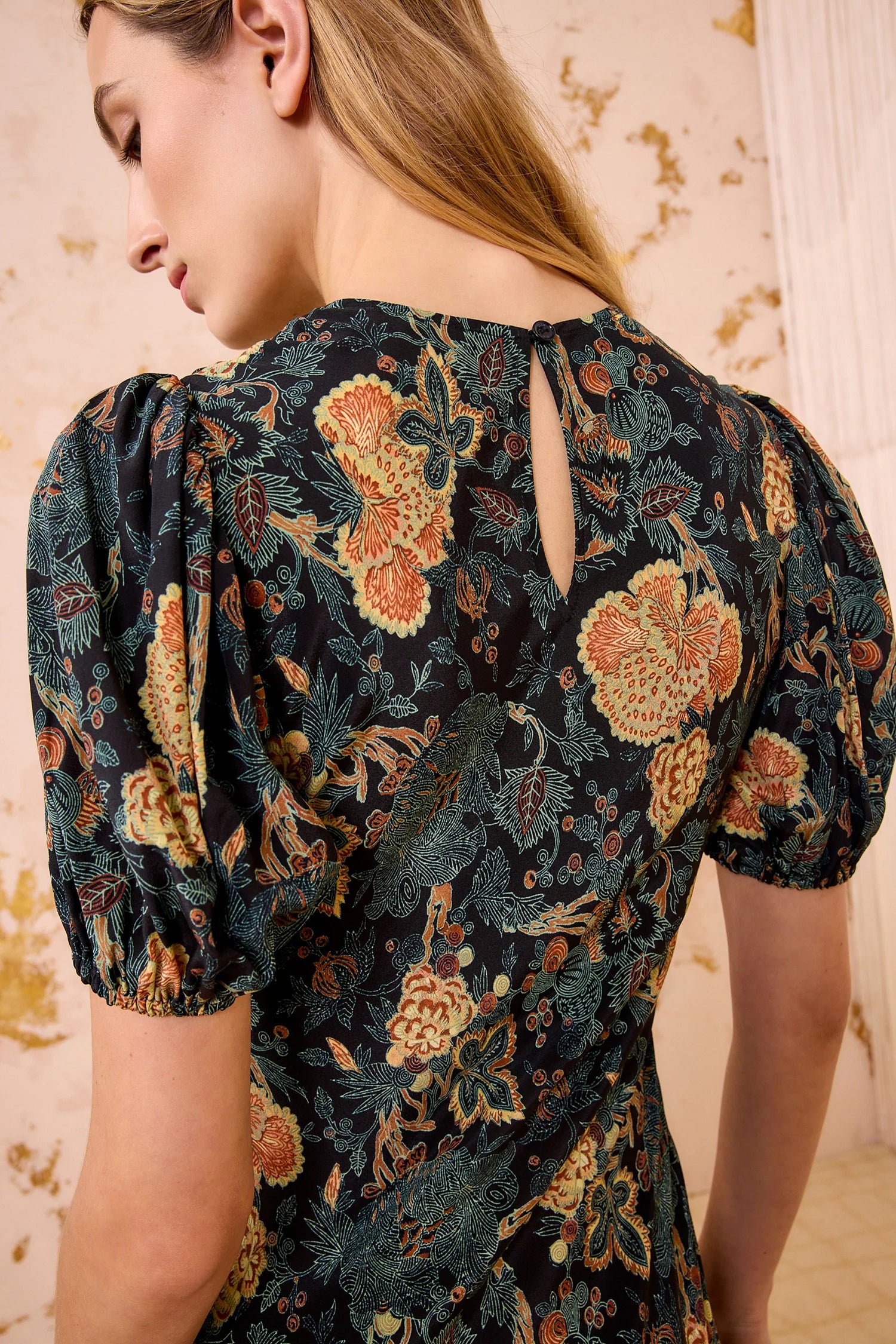 Ulla Johnson Ines Puff Sleeve Midi Dress