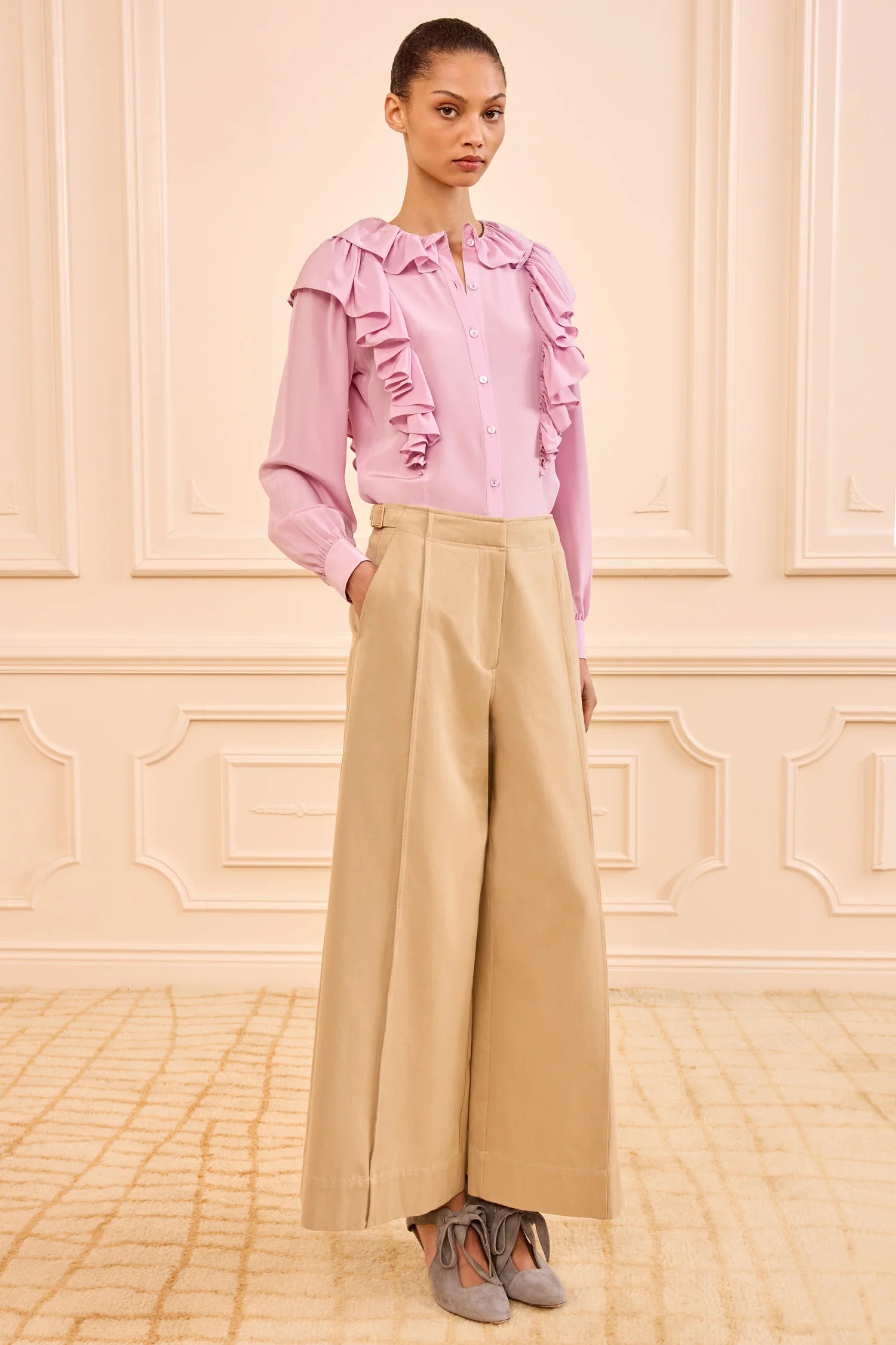 Ulla Johnson Sascha Cropped Trouser