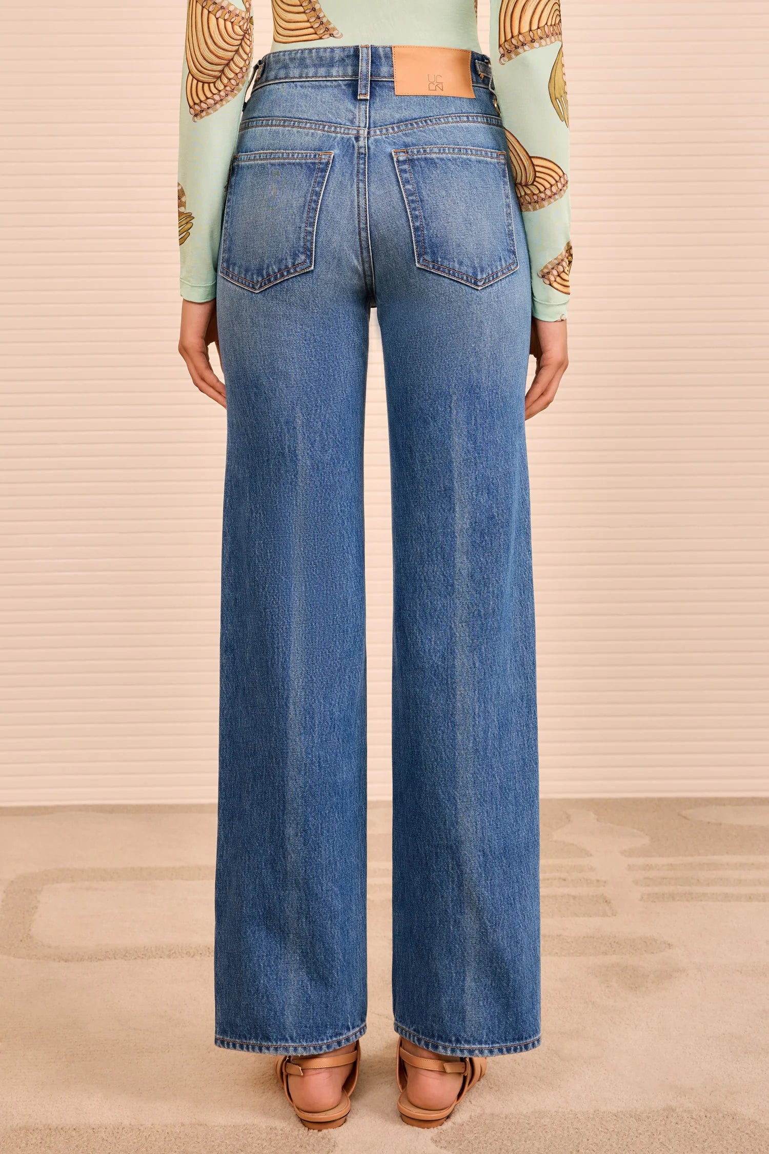 Ulla Johnson The Agatha Straight Leg Pintuck Jean