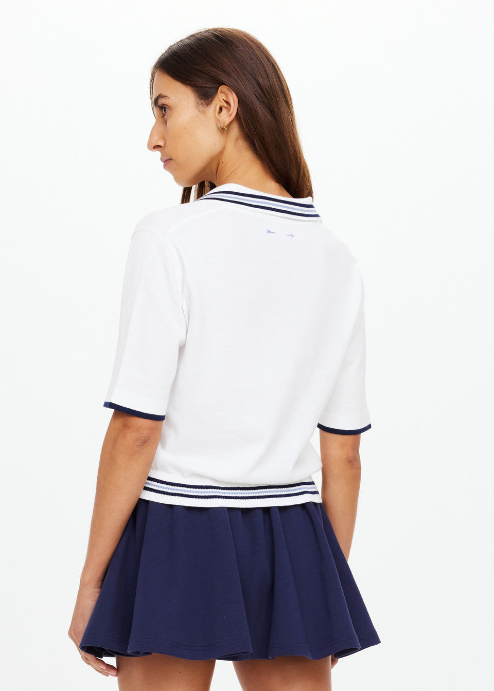 The Upside Archie Collared Knit Polo