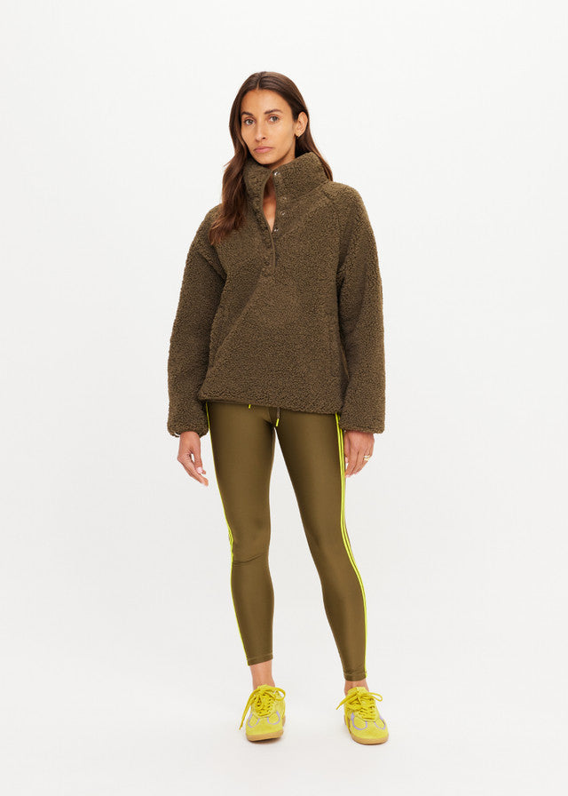 The Upside Harlow Fleece Pullover - Olive